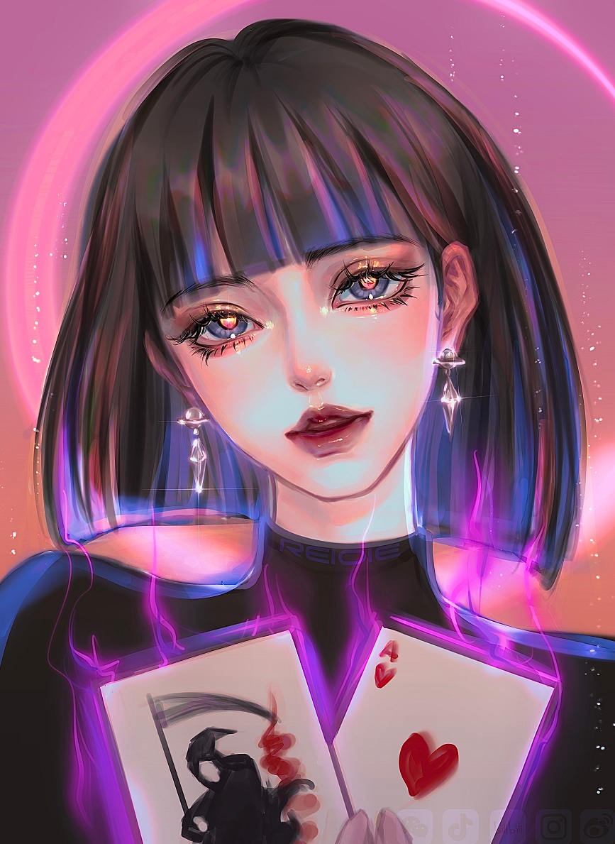霓虹慕斯ipad头像插画课2020年11月已完结【超清有笔刷】