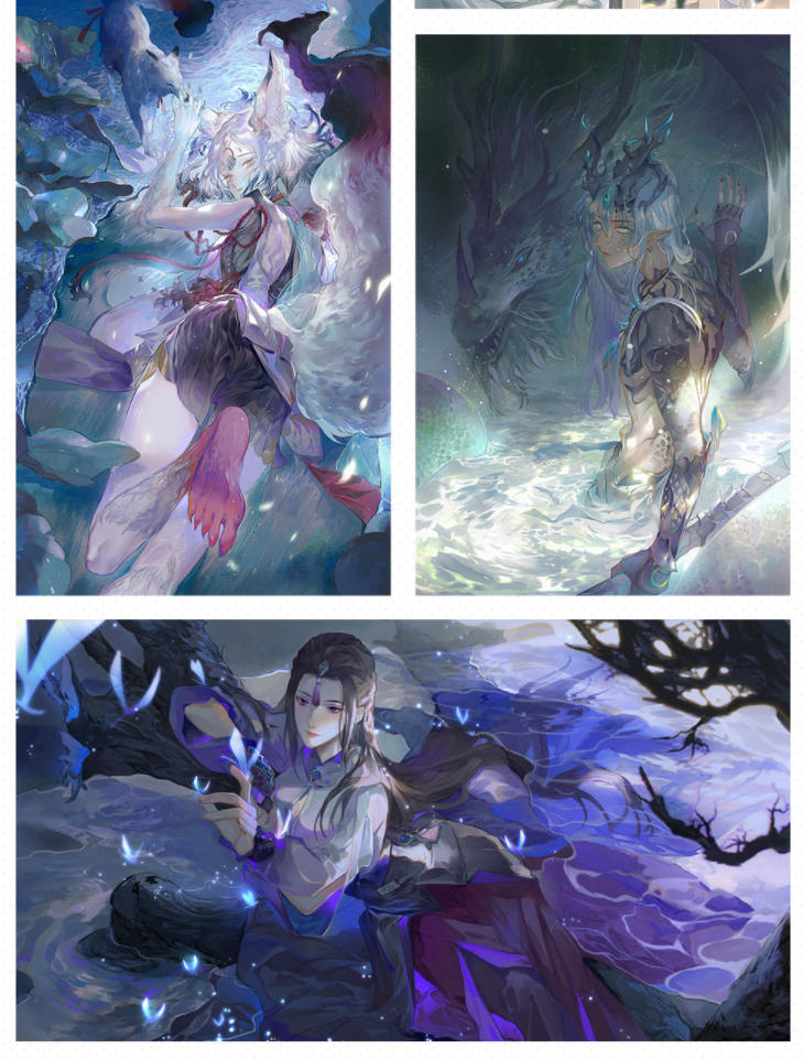 【缺课】吟耳汤古风插画中景与人的浪漫与神韵 – 模拟手绘质感的古风基础插画2021年3月结课【超清有笔刷】插图2