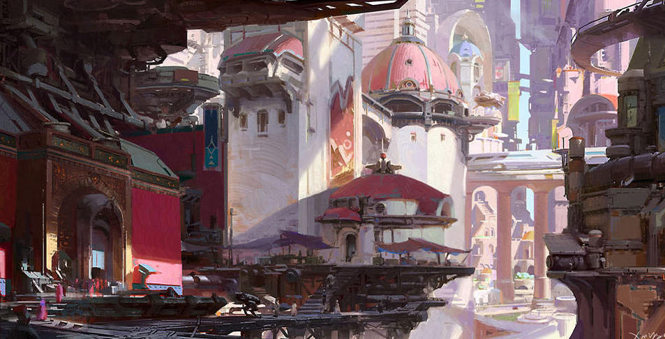 徐慕阳三叠色场景原画网络班教程【画质还行】插图