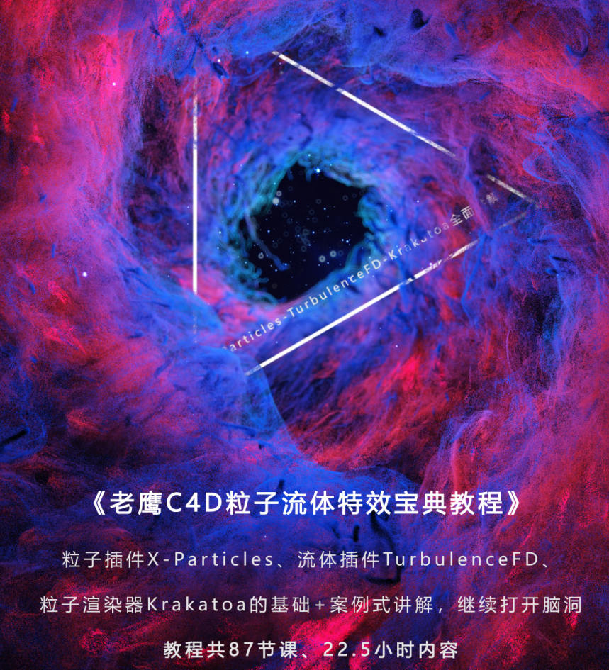 老鹰C4D粒子流体特效宝典(完结 全集87节)插图