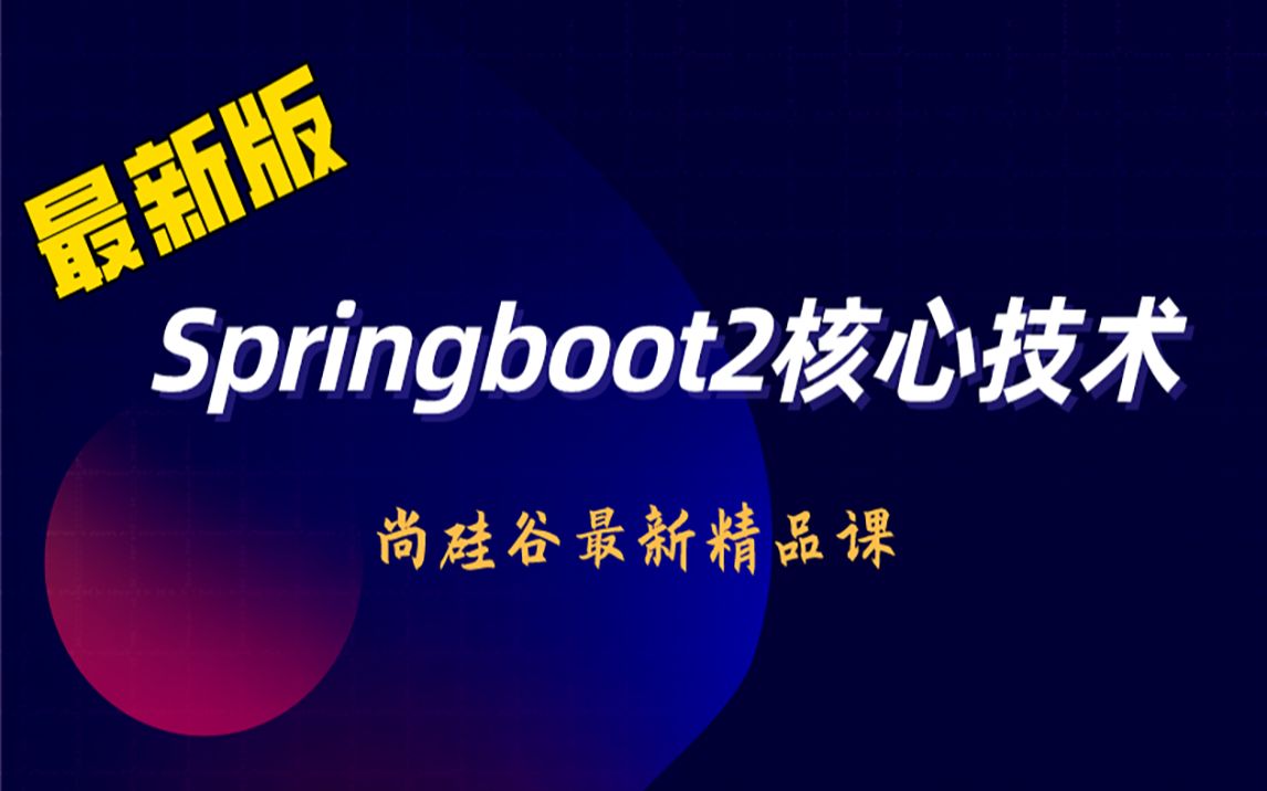 2021版SpringBoot2零基础入门springboot全套完整版插图