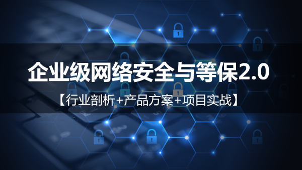 企业级网络安全与等保2.0【行业剖析+产品方案+项目实战】插图